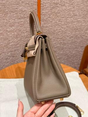 wholesale quality hermes kelly 25 togo etoupe ghw